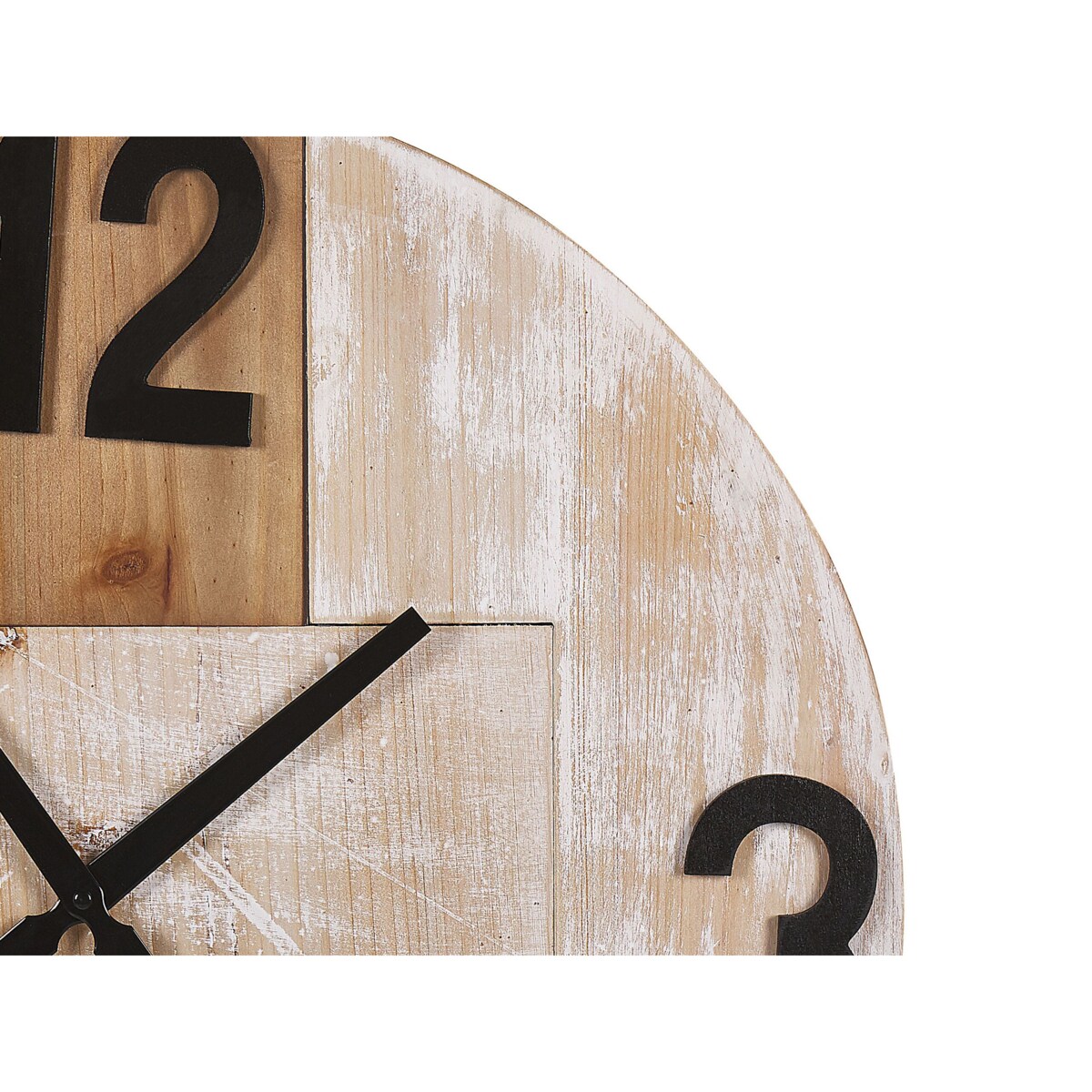 Zegar ścienny ø 60 cm jasne drewno MICHAPAN