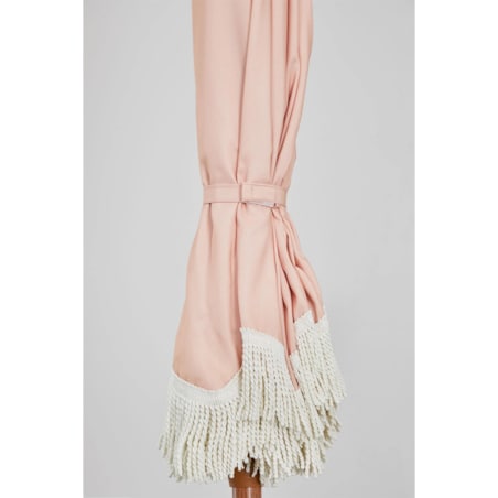 Parasol ogrodowy retro pudrowy róż Mika Ø175 cm