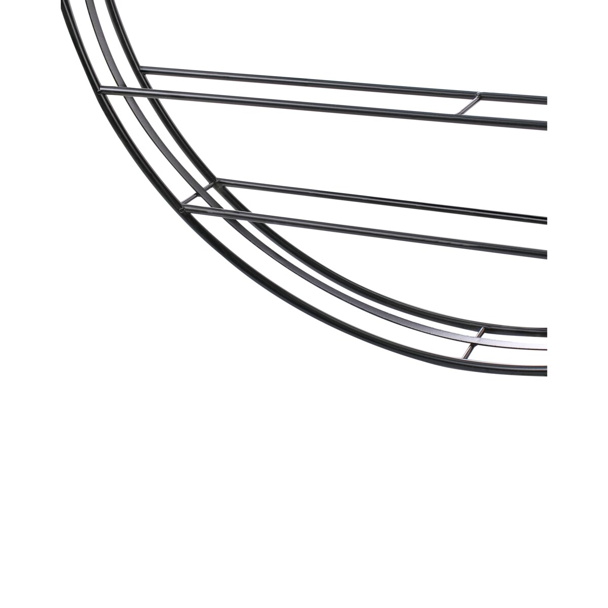 Półka wisząca na wino ANNACOTTY Czarny