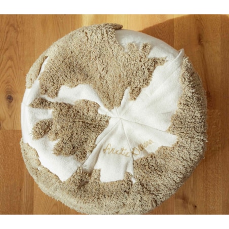 Pufa Mapa Świata Rugcycled Lorena Canals