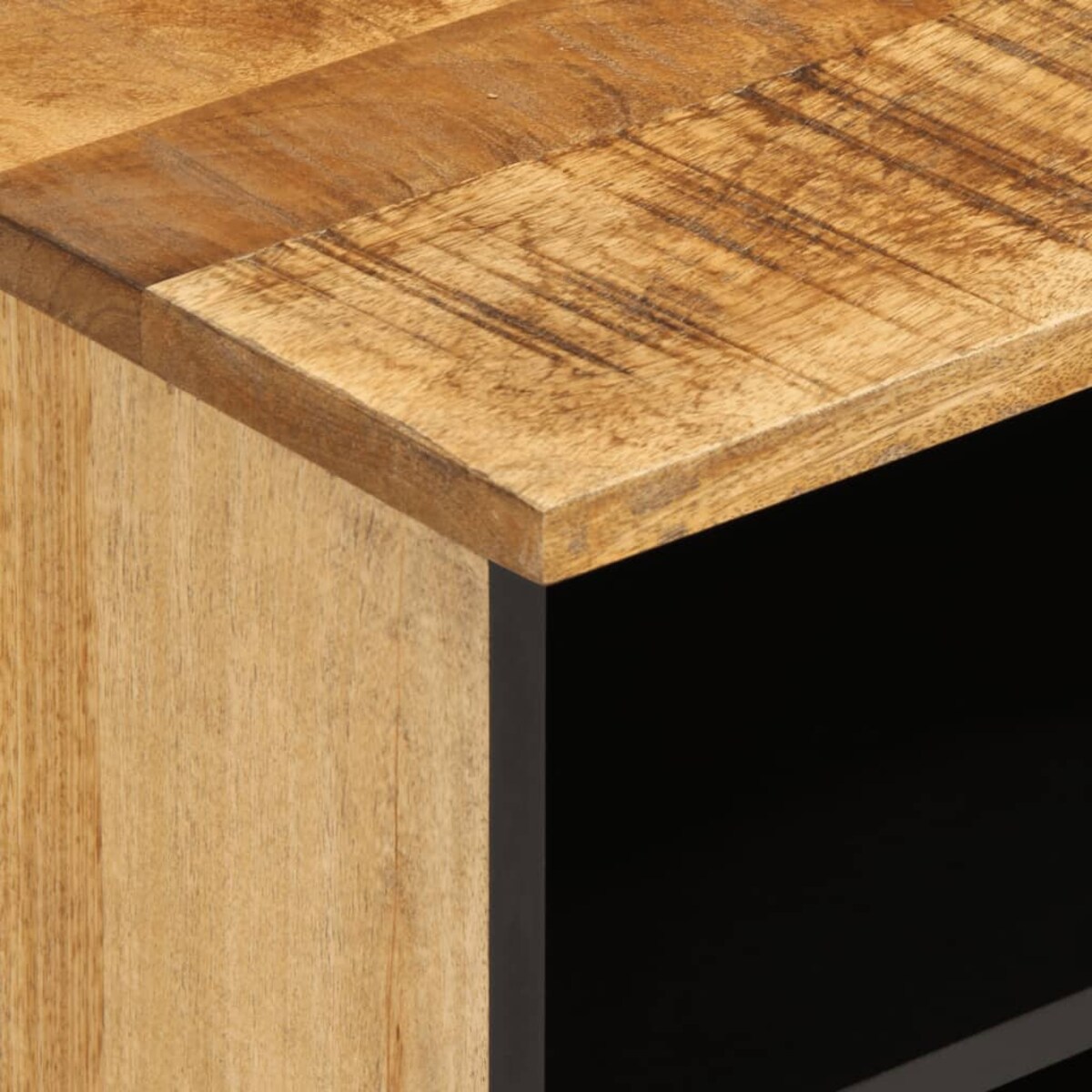 vidaXL Szafka pod TV, 100x34x46 cm, lite surowe drewno mango