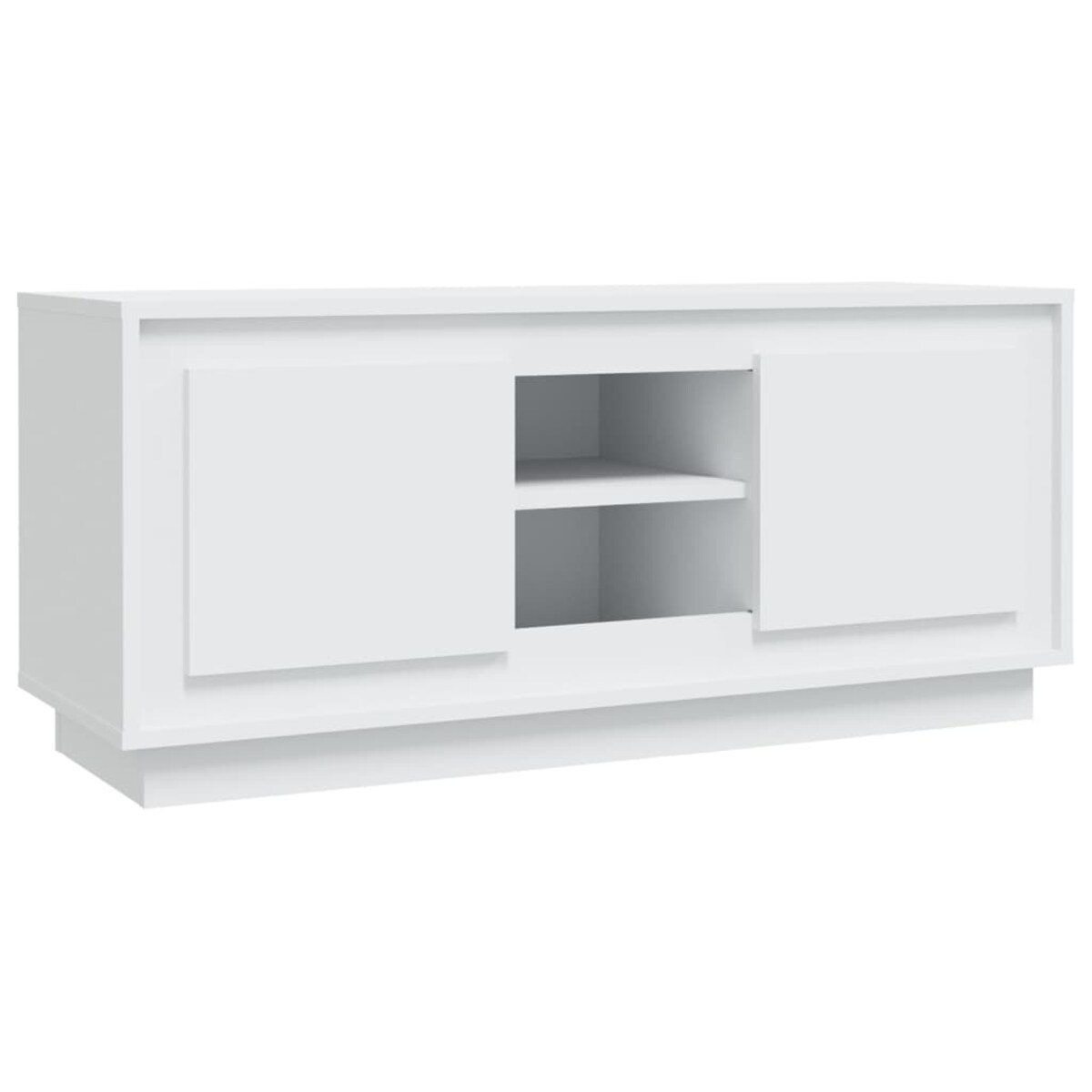 vidaXL Szafka pod TV, biała, 102x35x45 cm, materiał drewnopochodny
