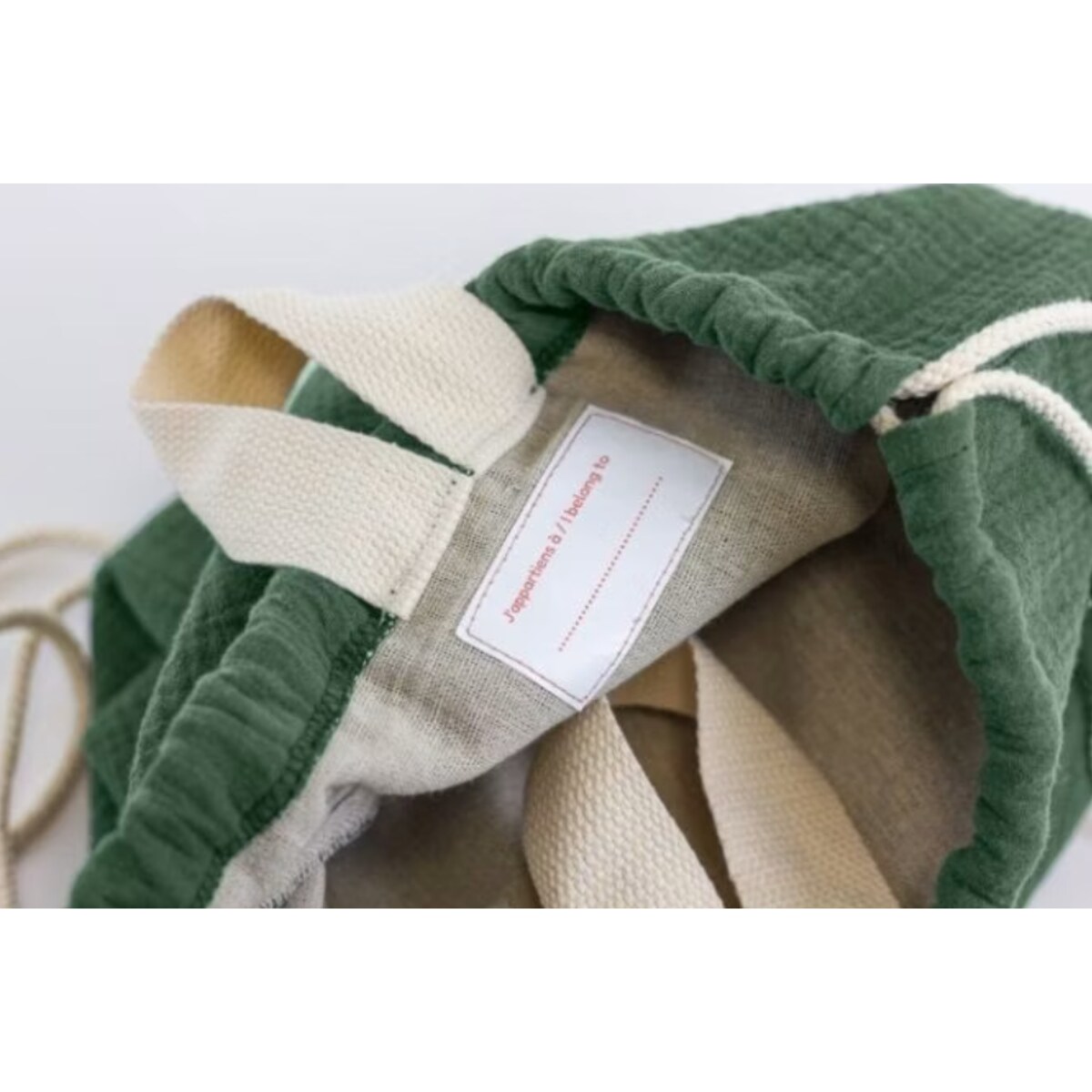 Plecaczek-worek zielony Buddy, 31 x 30 x 13cm, Monbento