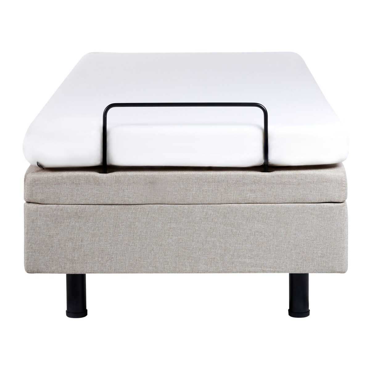 Łóżko regulowane bez zagłówka DUKE 80 x 200 cm Beżowy