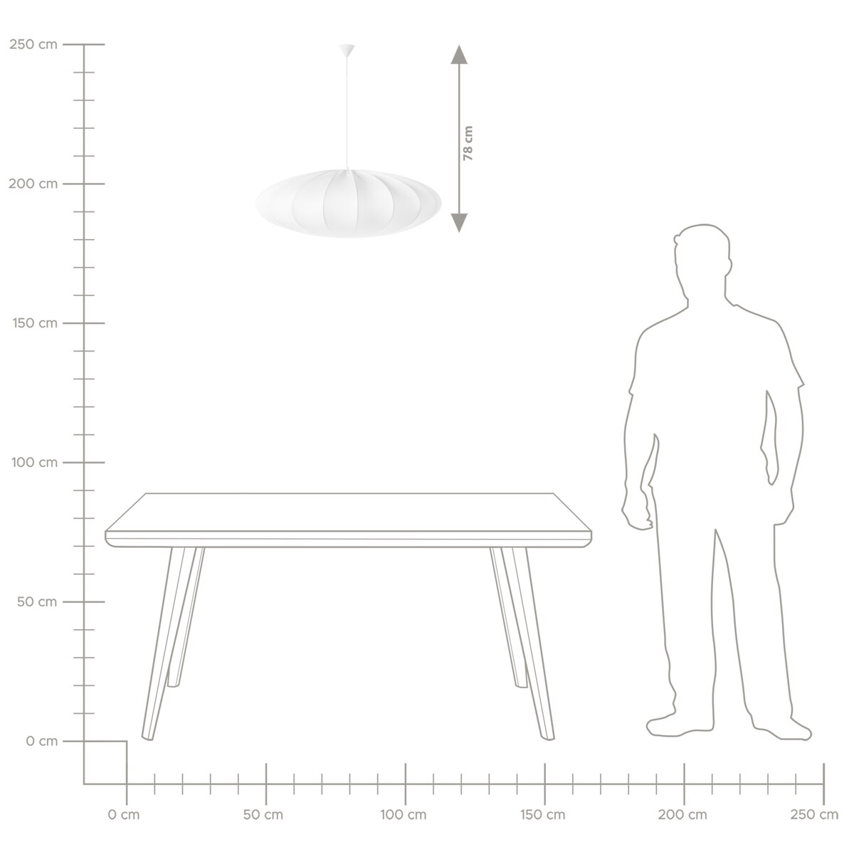 Lampa wisząca GUACARA Biały
