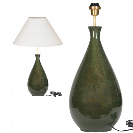 LAMPA STOŁOWA BIURKOWA NOCNA E27 ZIELONA PODŁOGOWA 60cm do salonu sypialni