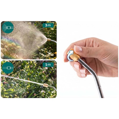 Opryskiwacz ciśnieniowy ręczny Plonos PL-605 ogrodowy 5l z regulowaną lanca dysza