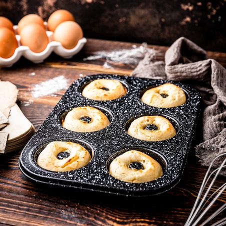 Forma do pieczenia 6 muffinów babeczek z powłoką nieprzywieralną KLAUSBERG