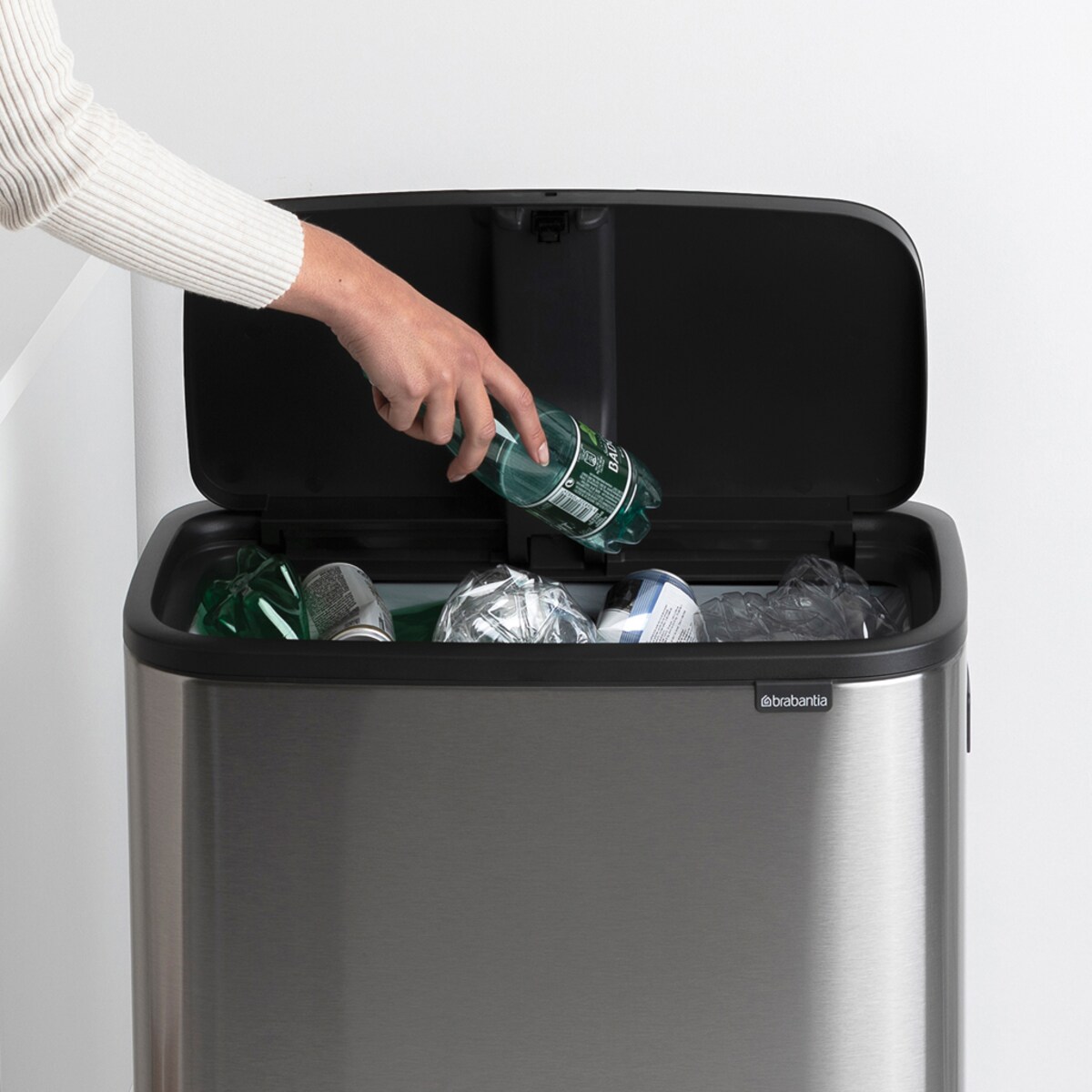 Kosz na śmieci Touch Bin BO 60l stal matowa 130267