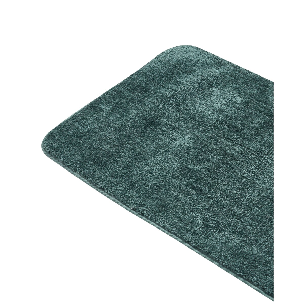 Dywanik łazienkowy URLANA Ciemnozielony 60 x 90 cm Mikrofibra