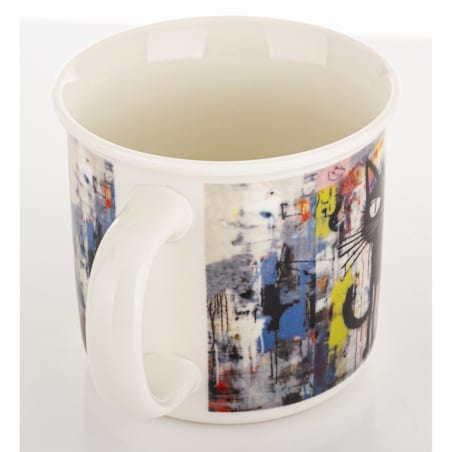 Kubek porcelanowy 9,5x13x9,5 c, w pudełku 400 ml GAGATEK