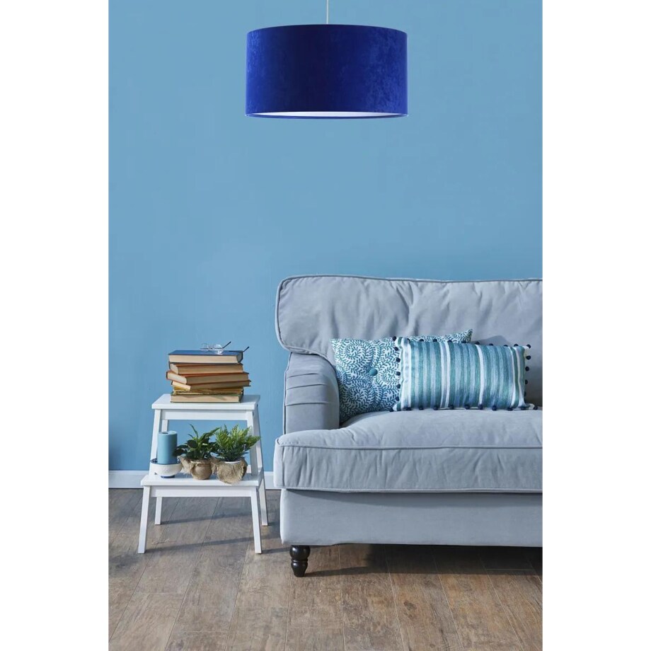 Lampa wisząca HOME 30 niebieska/biała