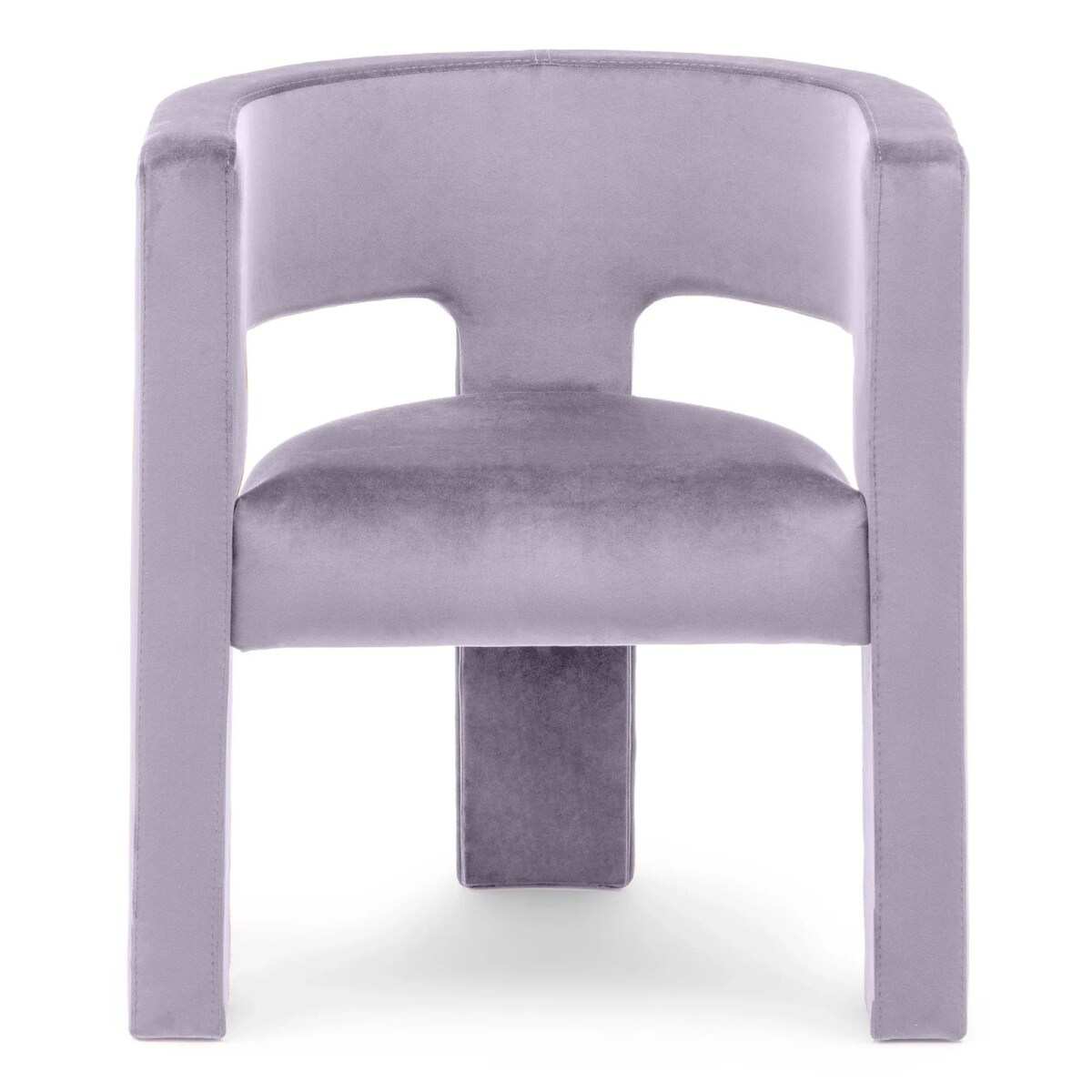 Fotel wypoczynkowy aksamitny liliowy Tiana