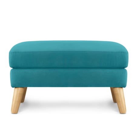 KONSIMO TAGIO Turkusowa pufa skandynawska