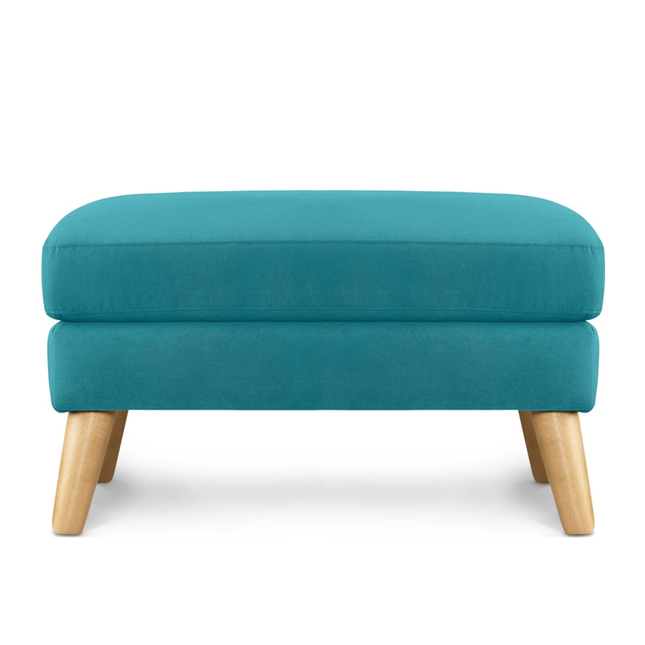 KONSIMO TAGIO Turkusowa pufa skandynawska