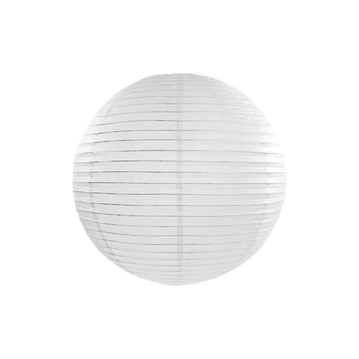 Lampion papierowy, biały, 35cm