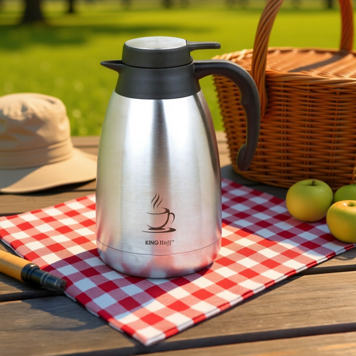 Kinghoff termos na kawę i herbatę 2l 63232