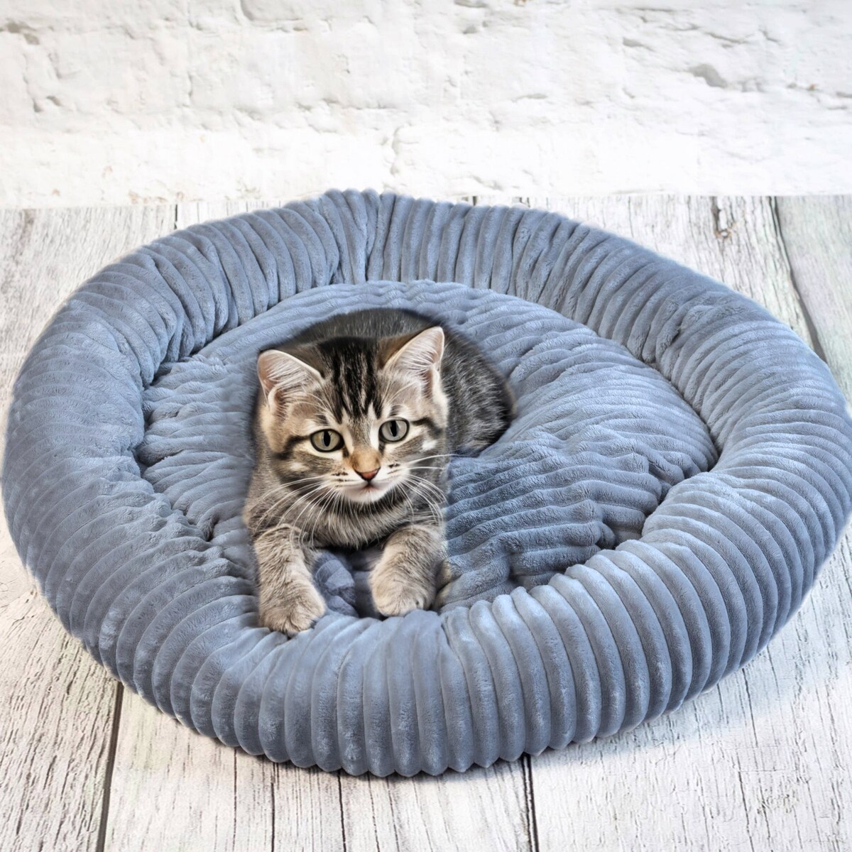Urocze legowisko dla kota LUNA, 55x50 cm, Grafit