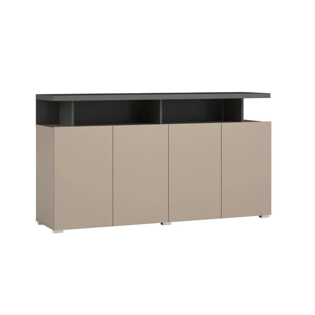 Komoda SERIO 4D 153cm congo/antracyt