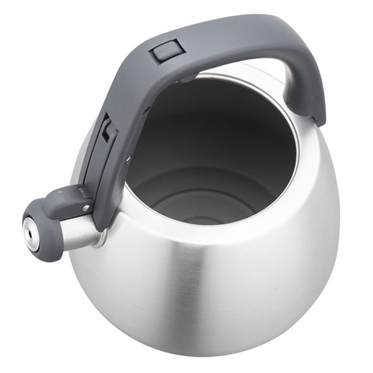 Czajnik stalowy na gaz 2.5L indukcja srebrny satynowy KLAUSBERG