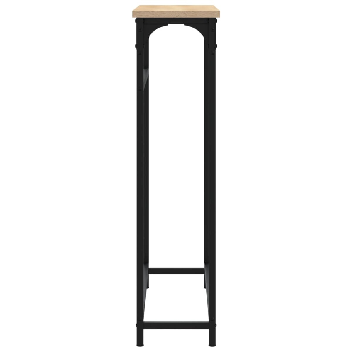 vidaXL Stolik konsolowy Sonoma Oak 75x19,5x75 cm Drewno konstrukcyjne