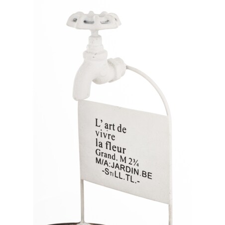 Kwietnik metalowy 35x24x24 cm MISKA owalna z kranikiem