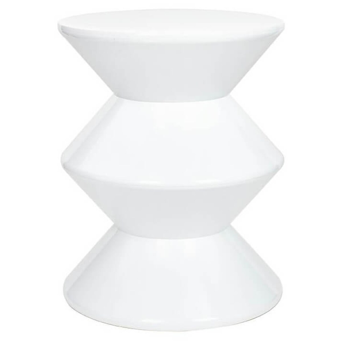 Okrągły stolik Turn KH010100228 King Home do sypialni biały