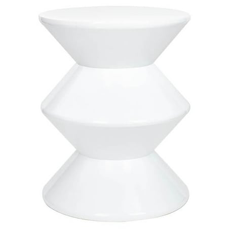 Okrągły stolik Turn KH010100228 King Home do sypialni biały