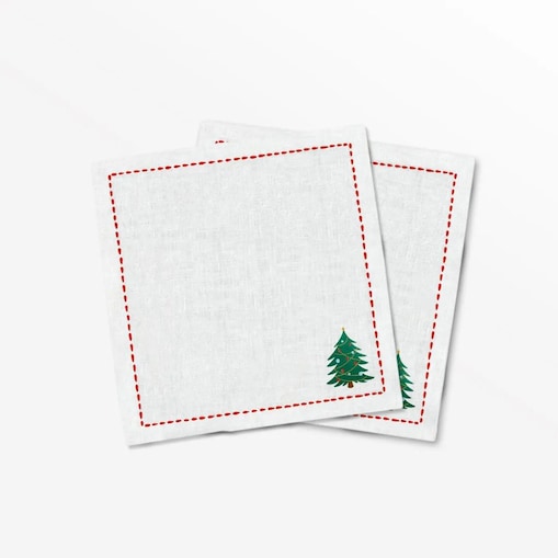 Serwetki świąteczne - Minimalistyczna choinka (2szt.)