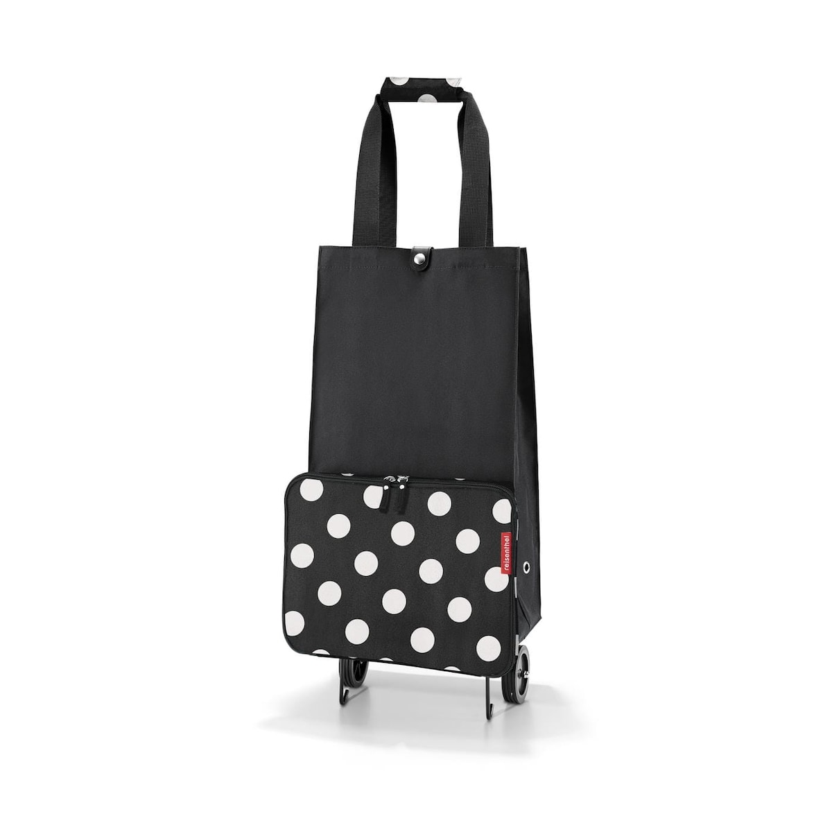 Wózek na zakupy FOLDABLETROLLEY, dots white