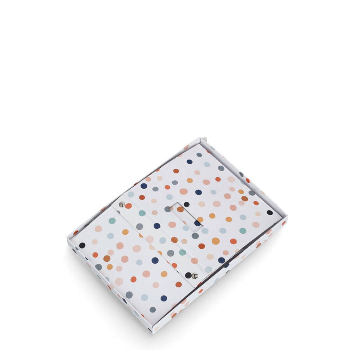 Kartonowe pudełko z pokrywą DOTS, 25 x 35 x 20 cm