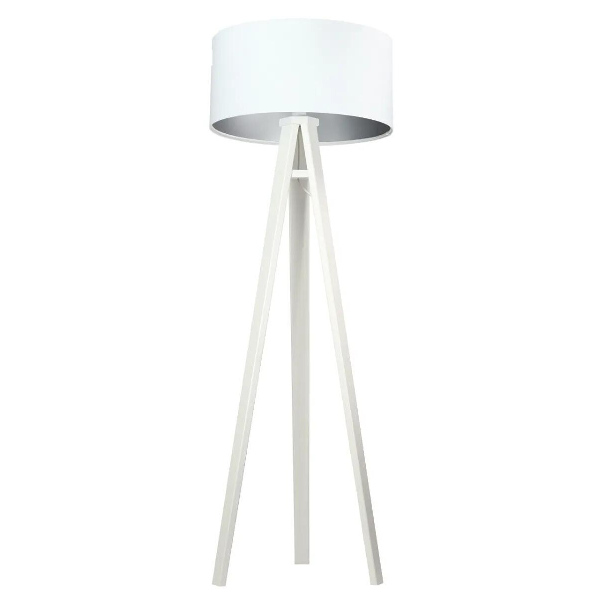 Lampa stojąca HOME 50 biała/srebrna/biała