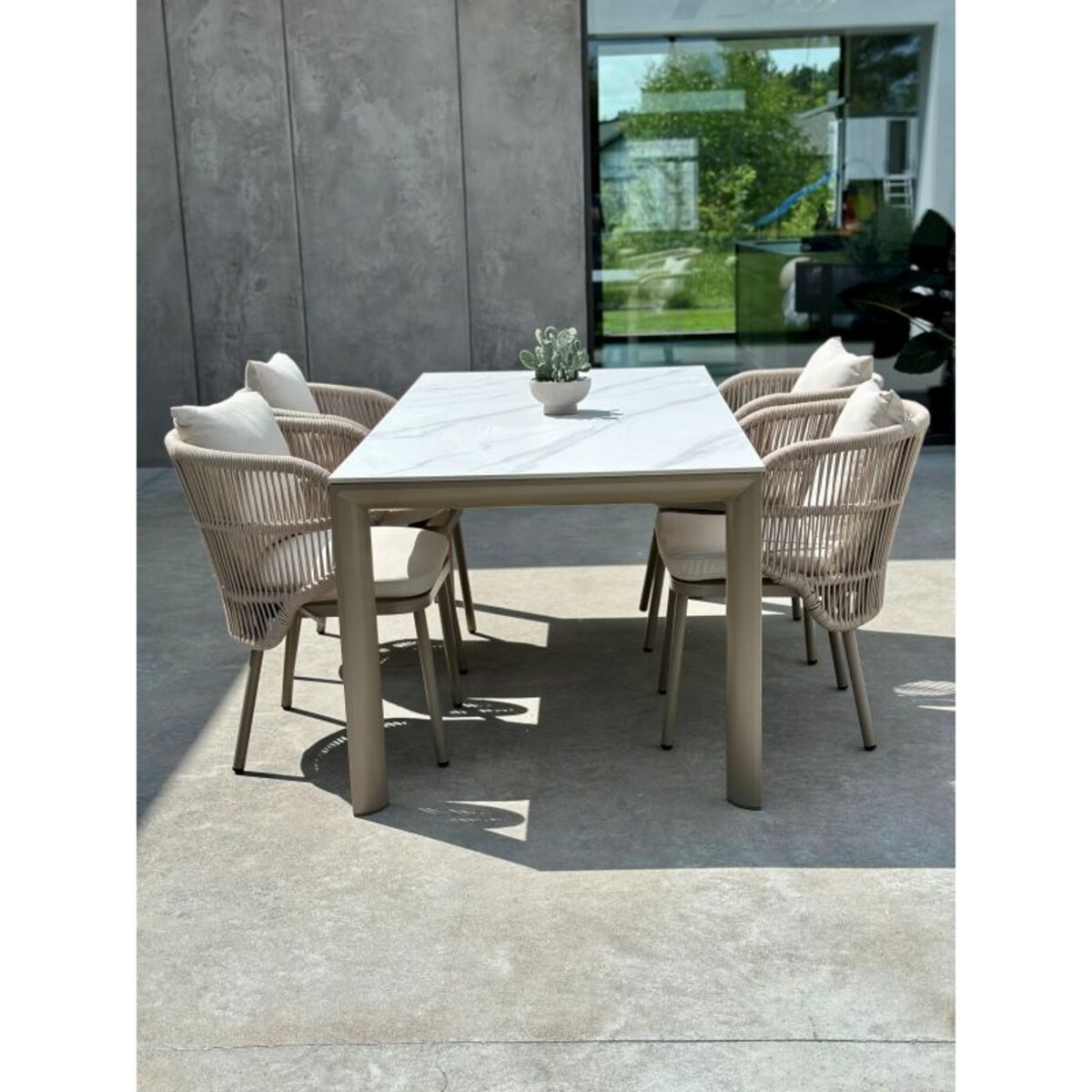 ZESTAW ALUMINIOWY AZZURE SZAMPAŃSKI 4