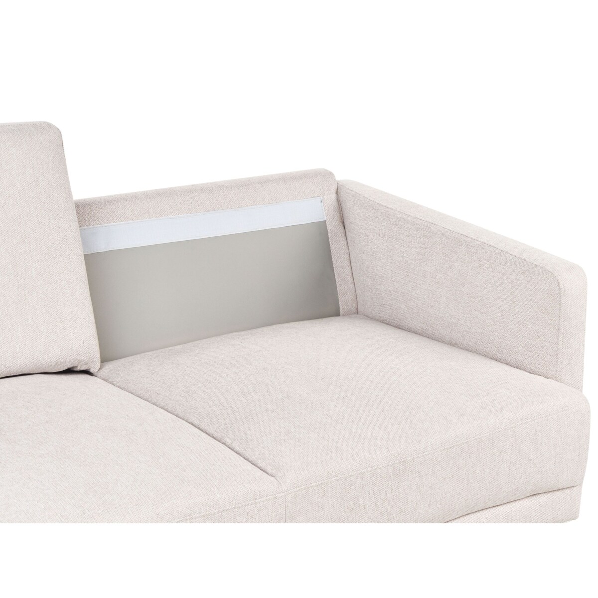 Sofa 2-osobowa jasnobeżowa BREDA