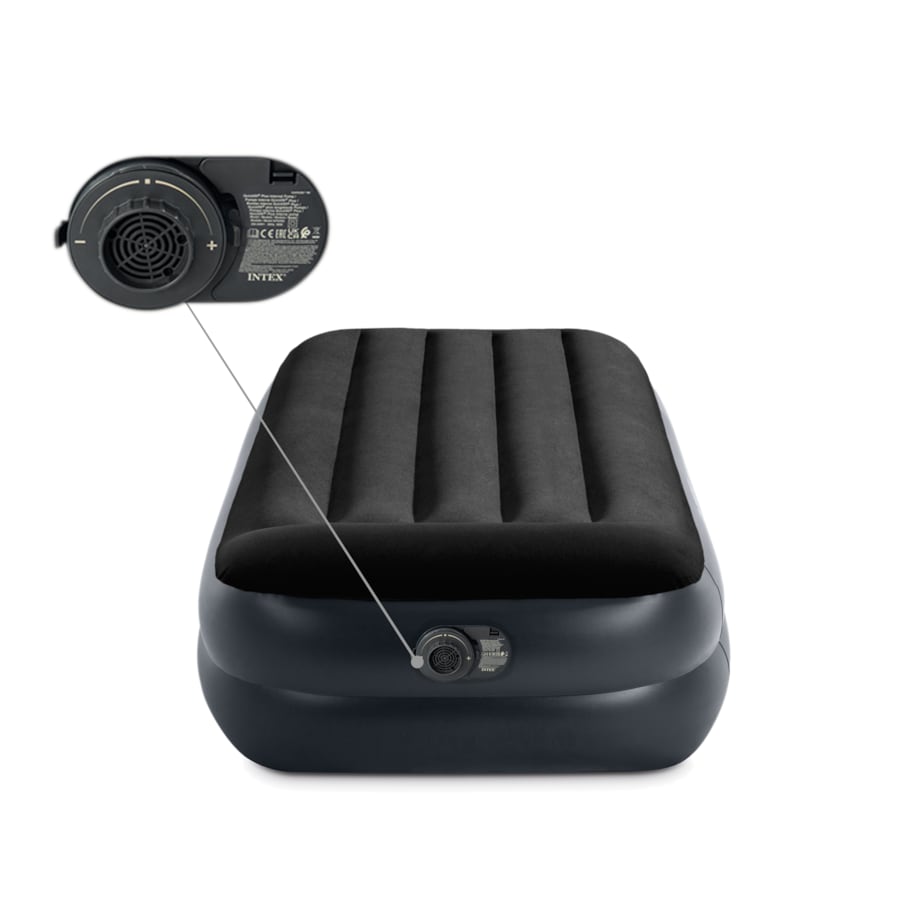 Materac dmuchany welurowy z pompką Intex 64122ND