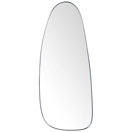 Lustro ścienne CERGY 39 cm 95 cm Metal Czarny