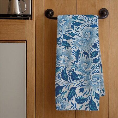 ścierka kuchenna lniana - azure hampton 50x70 cm