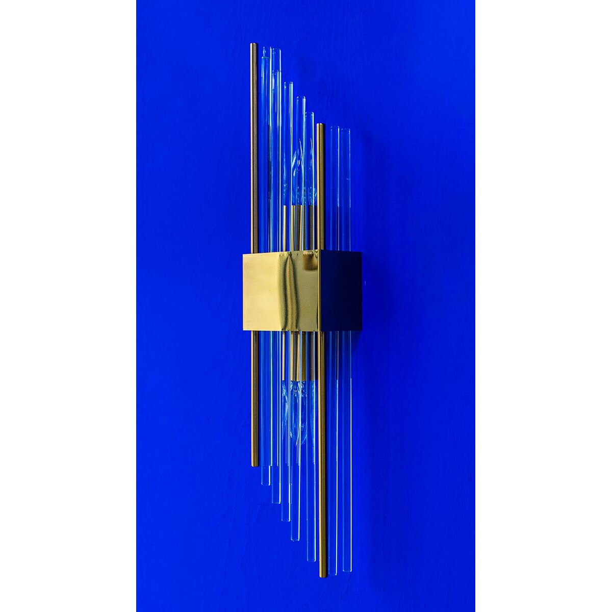 Kinkiet ścienny Slant MSE010100291 Moosee do sypialni glamour złoty przezroczysty