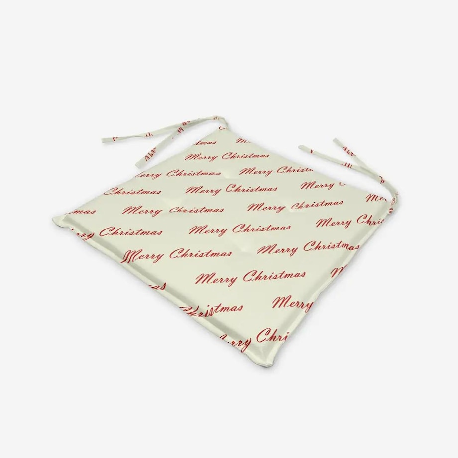 Poduszka świąteczna na krzesło - Merry Christmas