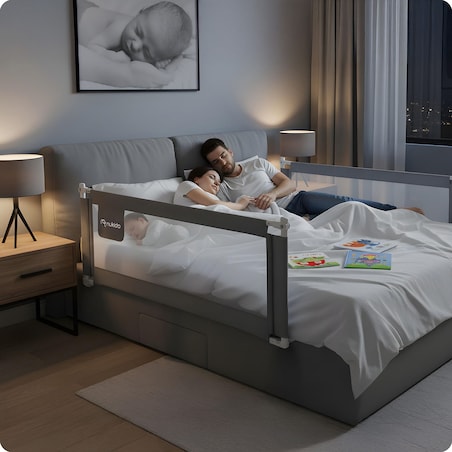 Barierka ochronna do łóżka bramka blokada Nukido 722710