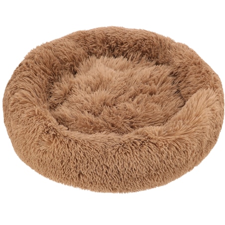 PLUSZOWE OKRĄGŁE LEGOWISKO kojec DLA PSA KOTA poduszka posłanie 80x80