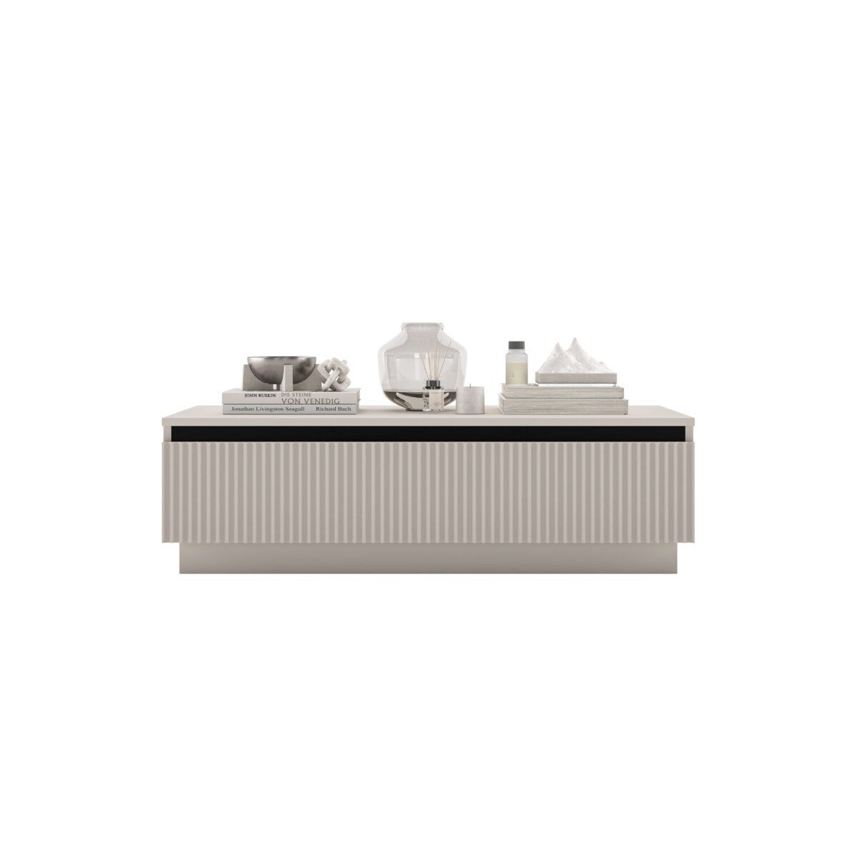 Nowoczesny Stolik kawowy Glamour prostokątny elegancka ława Kaszmir Mat 109 cm