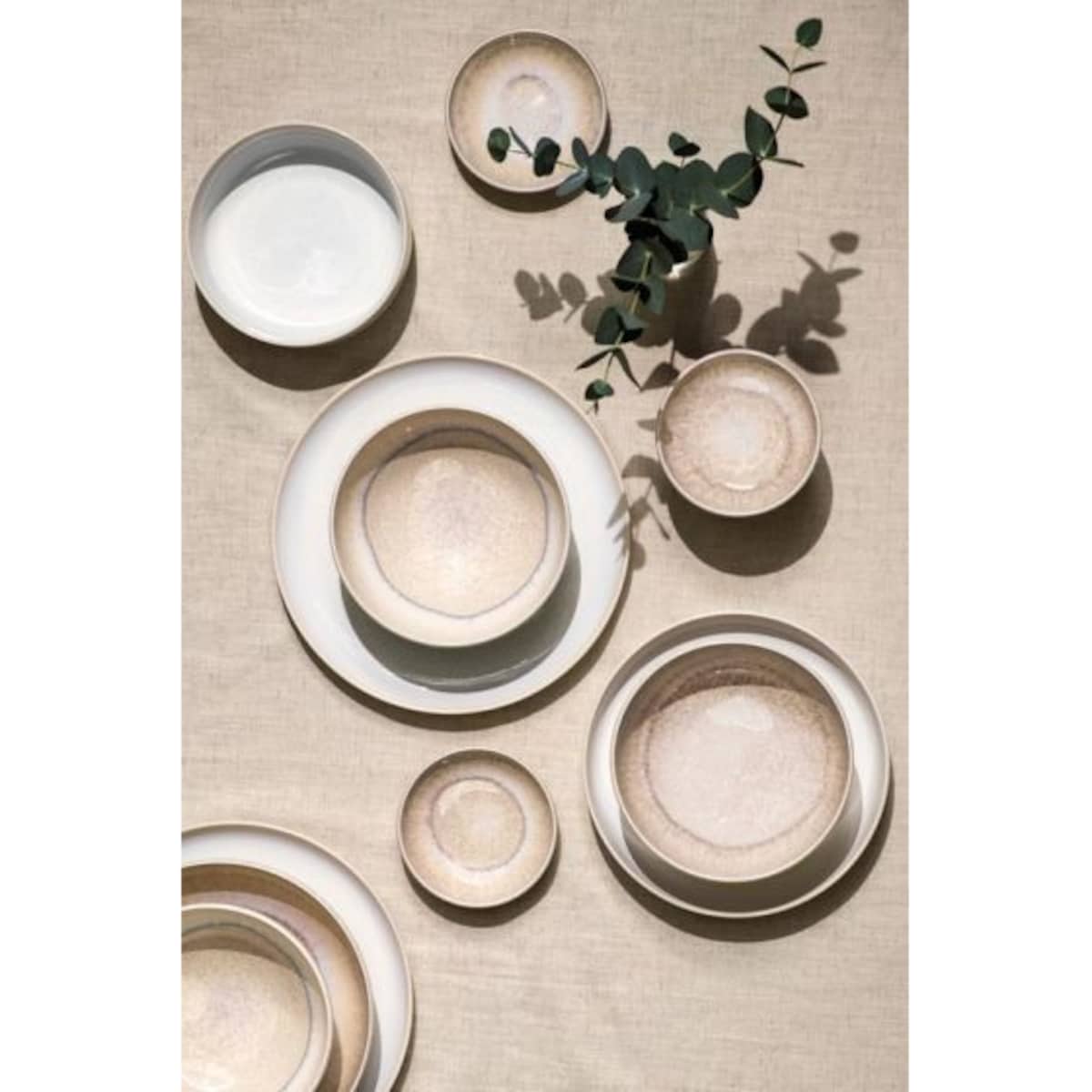 Zestaw śniadaniowy dla 2 osób (6 el.) Perlemor Sand Villeroy & Boch