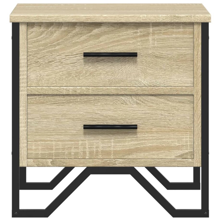 vidaXL Szafka nocna, dąb sonoma, 40x41x40 cm, materiał drewnopochodny