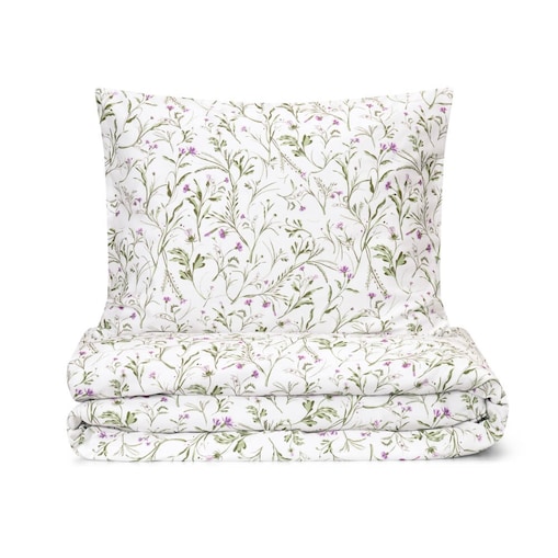 Pościel Fioletowa łączka 140 x 200 cm + 70 x 80 cm