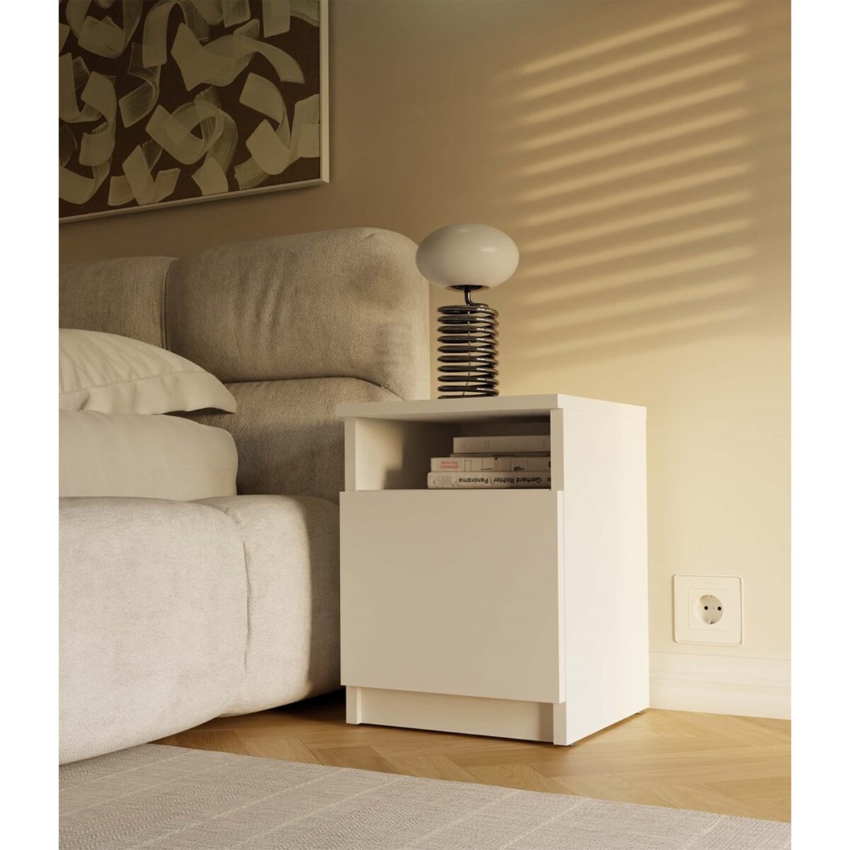 Szafka nocna GALAX 30 1D BIAŁY