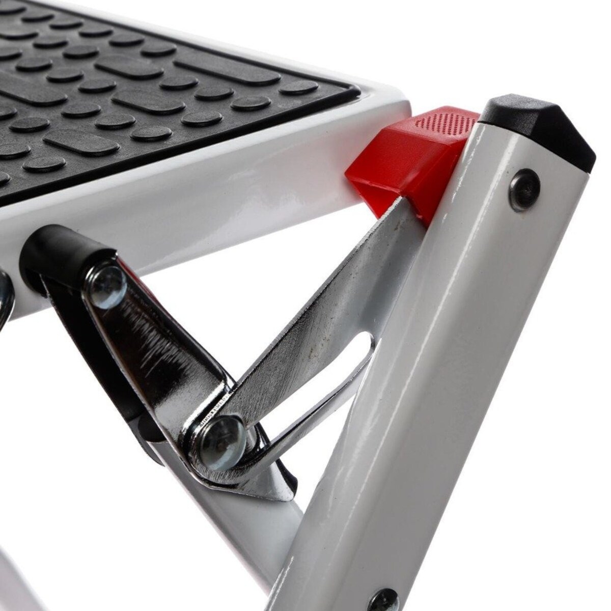 Metalowa dwupoziomowa drabina