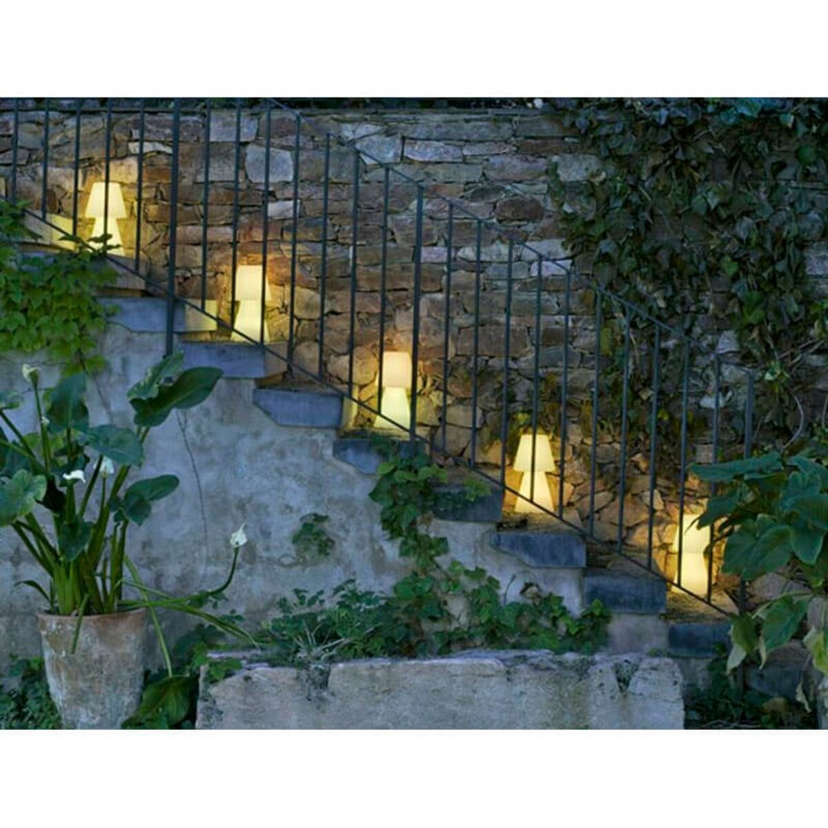 Lampka zewnętrzna stołowa Lola LUMLL045WLNW King Home LED 0,5W 6000K IP54 biała