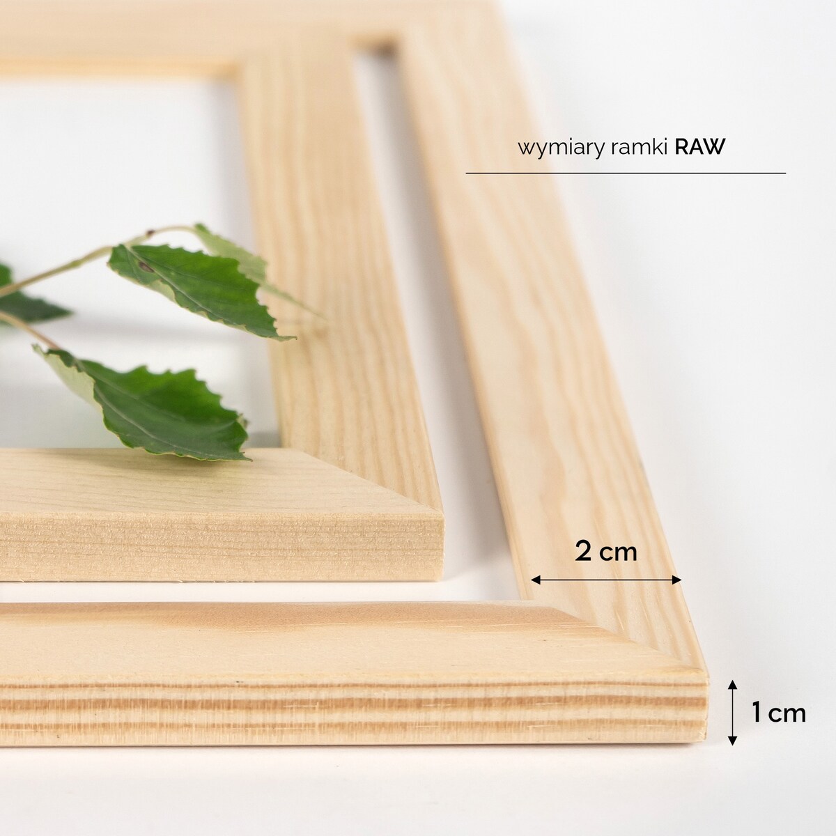 Ramka na zdjęcia 50x70 cm ramka z drewna surowego pion poziom ramka prostokątna RAW DIY