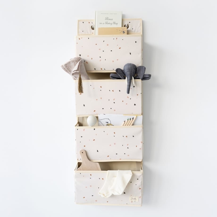 3 Sprouts Organizer Na Drzwi Wiszący Cream Recycled